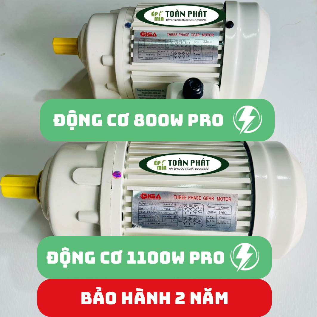 [Hàng Xuất Khẩu] Máy ép mía siêu sạch xuất khẩu 1100w Toàn Phát 110 / 220v 2-3 cây 12 bạc đạn chất lượng cao lô kim cương