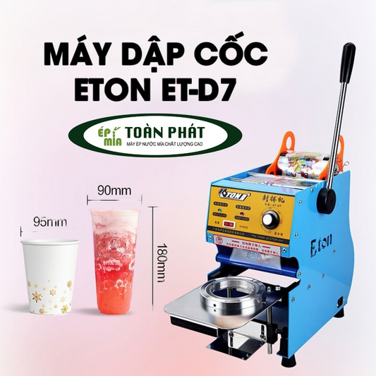 Máy ép ly Eton D7 chất lượng cao Toàn Phát đường kính 90, 95 mm